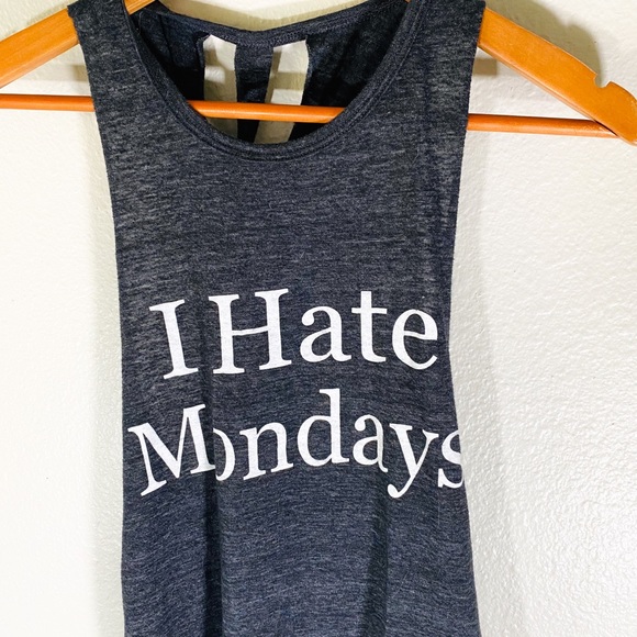 I hate mondays tank top - Picture 2 of 4